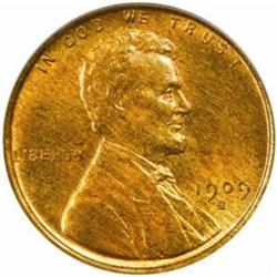 1909-S Lincoln Cent. MS64 RB (PCGS)
