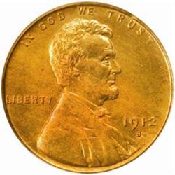 1912-S Lincoln Cent. MS65 RD (PCGS)