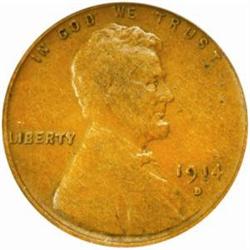 1914-D Lincoln Cent. F-15 (PCGS)