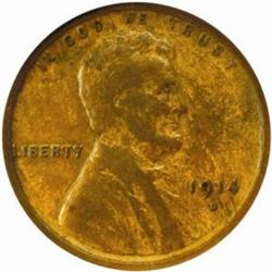 1914-D Lincoln Cent. F-15 (ANACS)