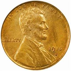 1915-S Lincoln Cent. MS64 RB (PCGS)