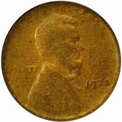 1922 No D Lincoln Cent. Die Pair II.  F15 (ANACS)