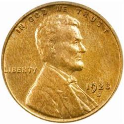 1923-S Lincoln Cent. MS64 RB (PCGS)