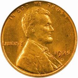 1925-D Lincoln Cent. MS64 RD (PCGS)