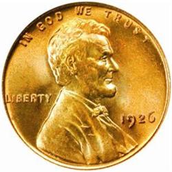 1926 Lincoln Cent. MS67 RD (PCGS)