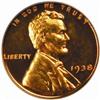 1938 Lincoln Cent. PR65 RD CAM (PCGS)