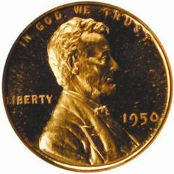 1950 Lincoln Cent. PR67 RD CAM (NGC)