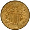 Image 1 : 1865 Two-Cent Piece. MS65 RD (PCGS)