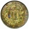 Image 2 : 1861 Silver Three-Cent Piece. MS65 (NGC) CAC