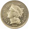 Image 1 : 1866 5C Three-Cent Piece. PR65 (PCGS)