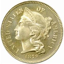 1879 5C Three-Cent Piece. PR66 (PCGS)
