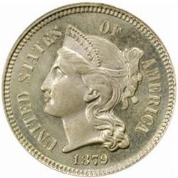 1879 5C Three-Cent Piece. PR65 (PCGS)