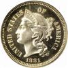 Image 1 : 1881 5C Three-Cent Piece. PR68 CAM (NGC)