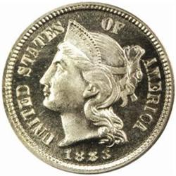 1883 5C Three-Cent Piece. PR67 CAM (PCGS)