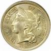 Image 1 : 1888 5C Three-Cent Piece. MS65 (NGC)