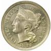 Image 1 : 1889 5C Three-Cent Piece. MS65 (NGC)