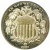 Image 1 : 1867 Shield 5C. Rays. PR65 (PCGS)
