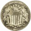 Image 1 : 1867 Shield 5C. Rays. MS64 (PCGS)