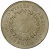 Image 2 : 1867 Shield 5C. Rays. MS63 (PCGS)