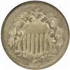 Image 1 : 1867 Shield 5C. Rays. MS63 (NGC)