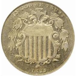 1882 Shield 5C. PR64 (PCGS)