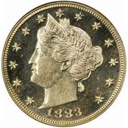 1883 Liberty 5C. No CENTS. PR66 CAM (NGC)