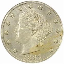 1883 Liberty 5C. CENTS. MS64 (PCGS)