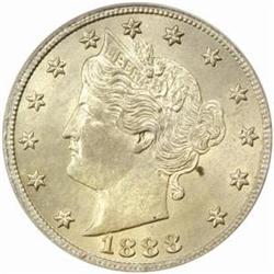 1888 Liberty 5C. MS63 (PCGS)