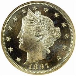 1897 Liberty 5C. PR67 (NGC) CAC