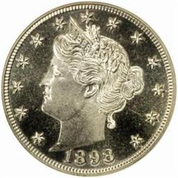1898 Liberty 5C. PR65 (NGC)