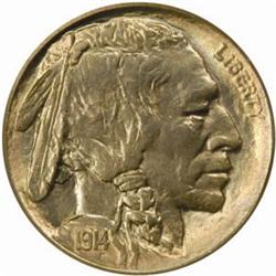 1914-D Buffalo 5C. MS66 (NGC)