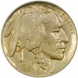1914-D Buffalo 5C. MS65 (PCGS)