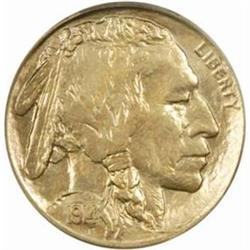 1914-S Buffalo 5C. MS65 (PCGS)