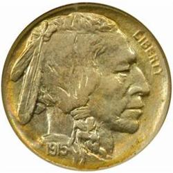 1915-D Buffalo 5C. MS64 (NGC)