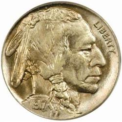 1917 Buffalo 5C. MS66 (PCGS)