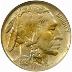 1918-D Buffalo 5C. MS64 (NGC)
