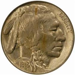 1918-S Buffalo 5C. MS64 (NGC)