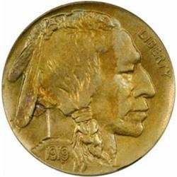 1919-D Buffalo 5C. MS64 (PCGS)
