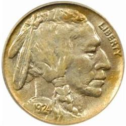1924 Buffalo 5C. MS64 (PCGS)