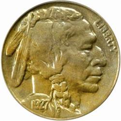 1927-S Buffalo 5C. MS64 (PCGS)