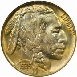 1935-S Buffalo 5C. MS66 (NGC)
