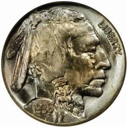 1936 Buffalo 5C. MS67 (NGC)