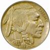 1937-D Buffalo 5C. 3-Legged. AU Details (NCS)