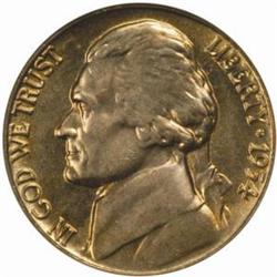 1954 Jefferson 5C. MS66 5FS (NGC)