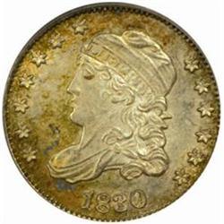 1830 Capped Bust H10C. V-7, LM-7. Rarity-2. MS65