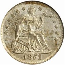 1851-O Seated Liberty H10C. V-2. MS66 (PCGS)