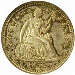 1852 Seated Liberty H10C. MS63 (NGC)