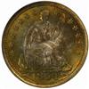 Image 1 : 1854 Seated Liberty H10C. Arrows. MS65 (NGC)