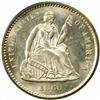 Image 1 : 1860 Seated Liberty H10C. MS64 (PCGS)