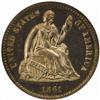 Image 1 : 1861 Seated Liberty H10C. PR64 CAM (NGC)